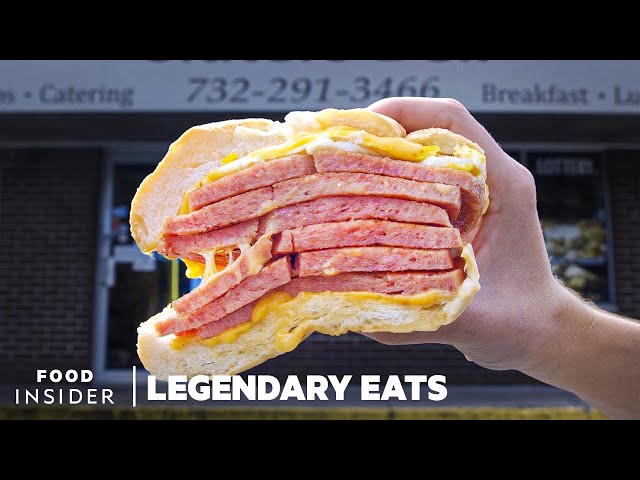 Mere end noget andet eksplicit tårn The Pork Roll (Or Taylor Ham), Egg, And Cheese | Legendary Eats - YouTube