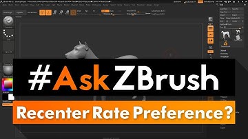 #AskZBrush: “What does the Recenter Rate preference do?”