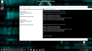 Hidden CMD trick: How to Disable or Enable Firewall