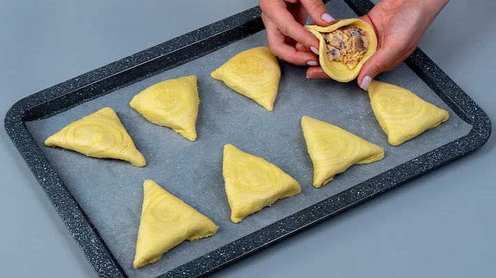 You will buy all the puff pastry from the store, if you try these mushroom pillows!