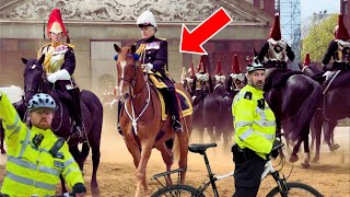 POLICE CAUTION SAFETY DURING INTENSE ROYAL CAVALRY INSPECTION (FULL COVERAGE)