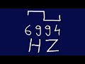 6994 hz square