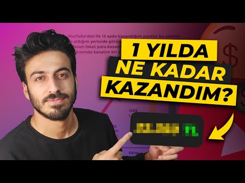 1 YILLIK YOUTUBE KAZANCIM! (Youtube Para Kazanma Yolları) Youtube Nasıl Para Kazanılır? Para Kazan