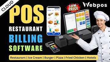Restaurant Billing Software Mobile, Cloud, KOT, Quick Order