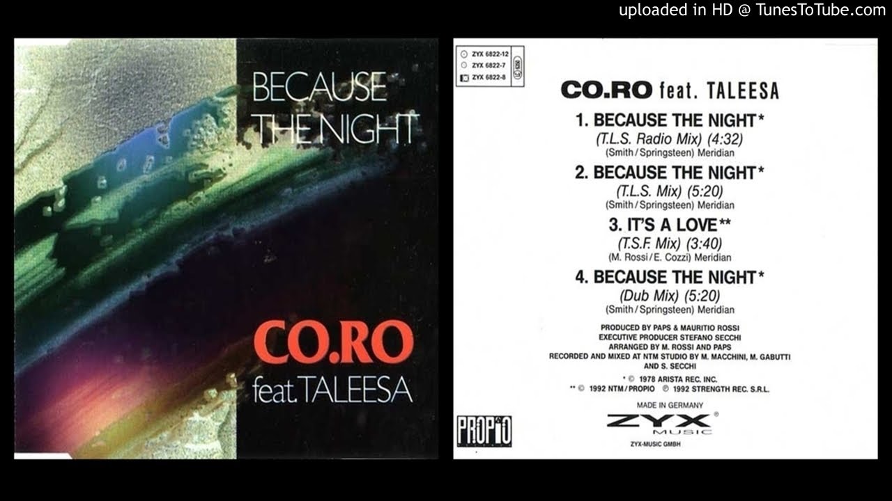 Co Ro Feat Taleesa Because The Night