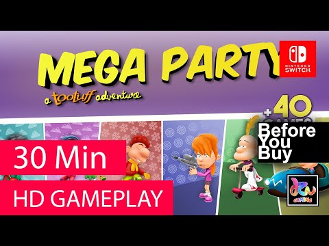 MEGA PARTY - a tootuff adventure HD Gameplay (Nintendo Switch)