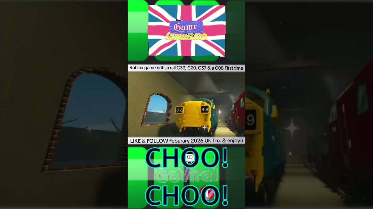 Roblox train sim british rail Class 20 diesel & more Feb7th26