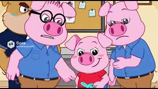 Sora 2 Peppa Steals Labubu Dollsarrestedgrounded