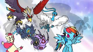 My Little Pokemon Battle Rainbow Dash