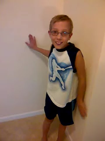 AJ saying Happy Birthday to Aunt Gina