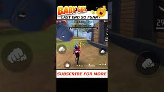 BABY GIRL KI FUNNY COMMENTARY😜😜 WITH OP GAME PLAY😜😜#freefireshorts #shorts