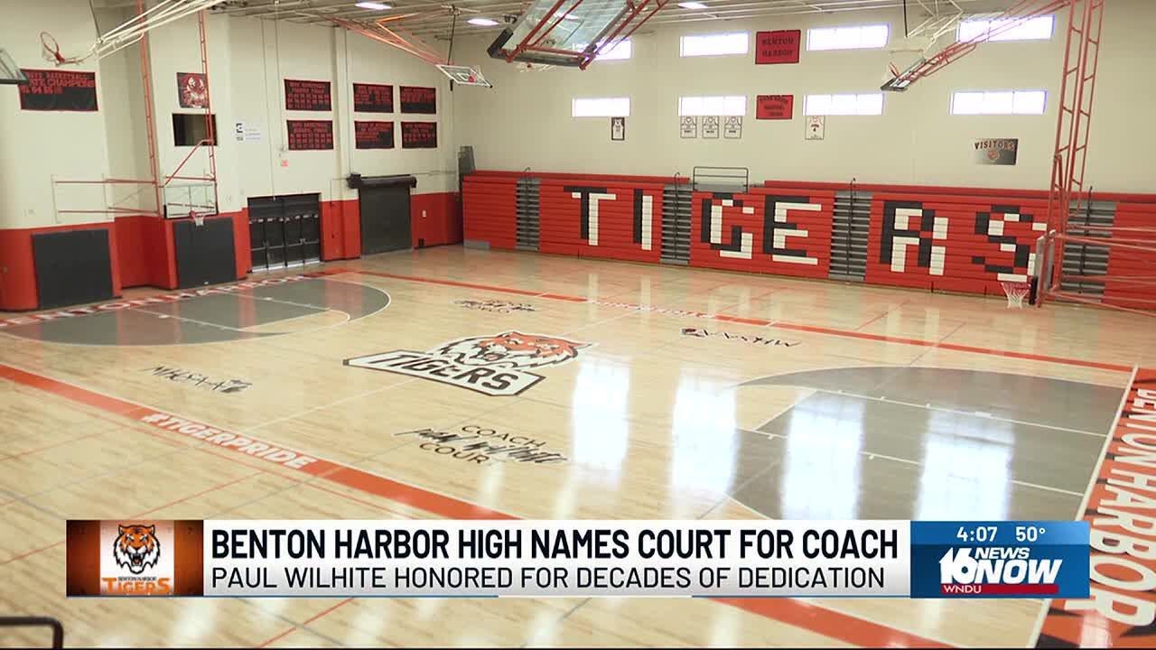 Benton Harbor High School unveils new basketball court YouTube