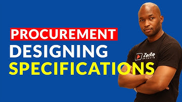 Factors to consider when designing specifications in procurement
