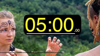 5 MINUTES WORKOUT TIMER WITHOUT MUSIC | Simple 5 Min Countdown screenshot 5
