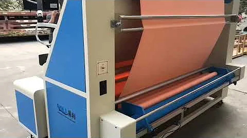 Fabric inspection machine with defect record system