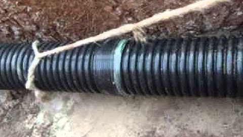 Alcorr DWC pipe jointing - Rope Method