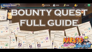 Naruto Slugfest SEA | Bounty Hunt Quest - Full Guide | 3D OPEN WORLD MMORPG | Android/IOS