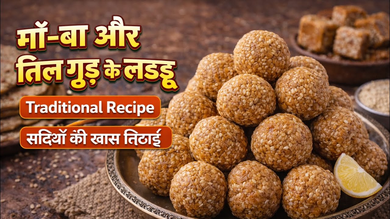 Aaj Hum Banaa Rahe Hain Mawa Aur Til Gud Ke Laddoo | Traditional Winter Special Recipe..