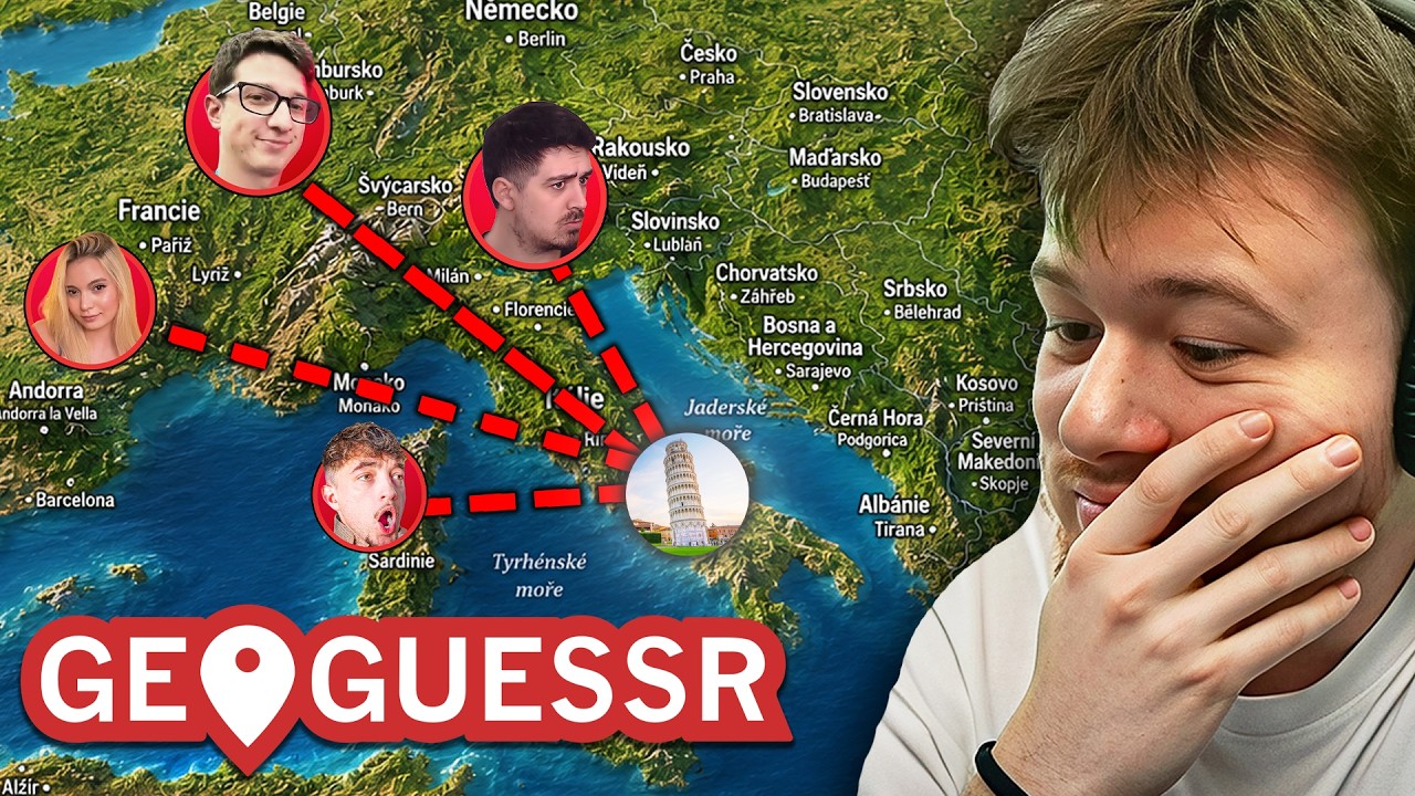 40 Streamerů si zahrálo turnaj v GeoGuessr