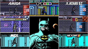 Batman: The Movie [1989] Amiga vs Amstrad CPC vs Atari ST vs C64 and more (Version Comparison)
