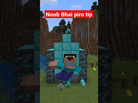 minecraft pro tips and tricks by noob Bhai (Hindi) #shorts