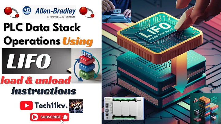 PLC Data Stack Operations using LIFO load and unload instructions #plc #automation #shortvideo