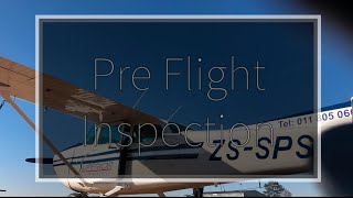 How I do my PreFlight inspection on a Cessna 172 light aircraft!!!