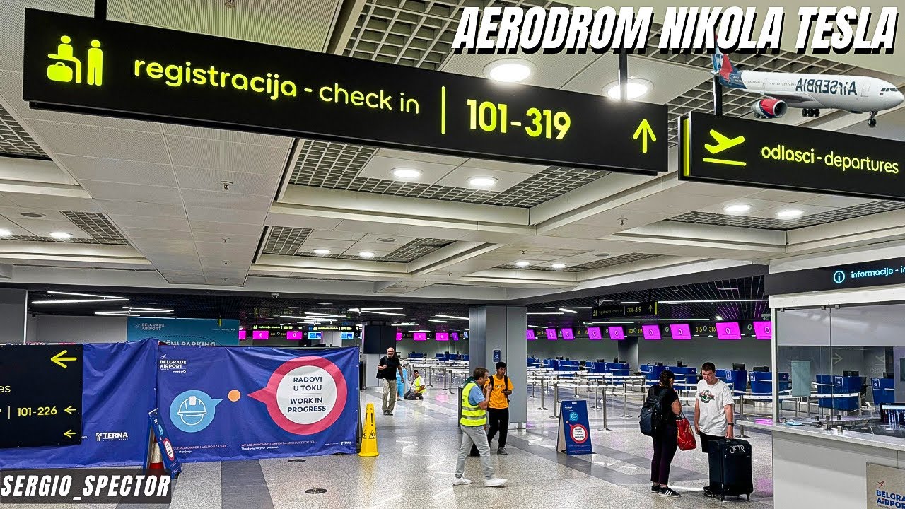 Aerodrom Nikola Tesla - Terminal 1 i 2, nove promene i objekti, TESLA parking, nova zgrada #beograd