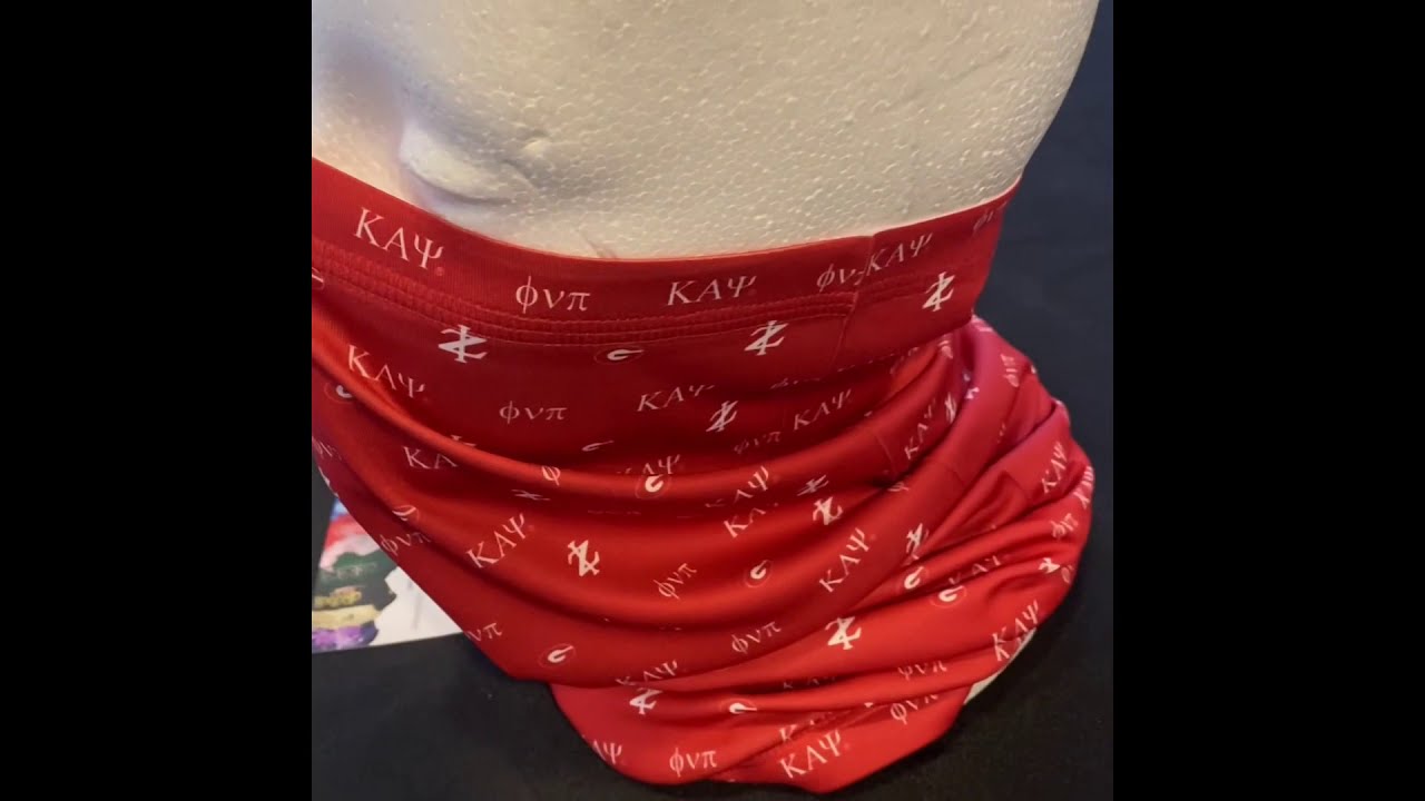 Custom Greek Neck Gaiter Face Masks