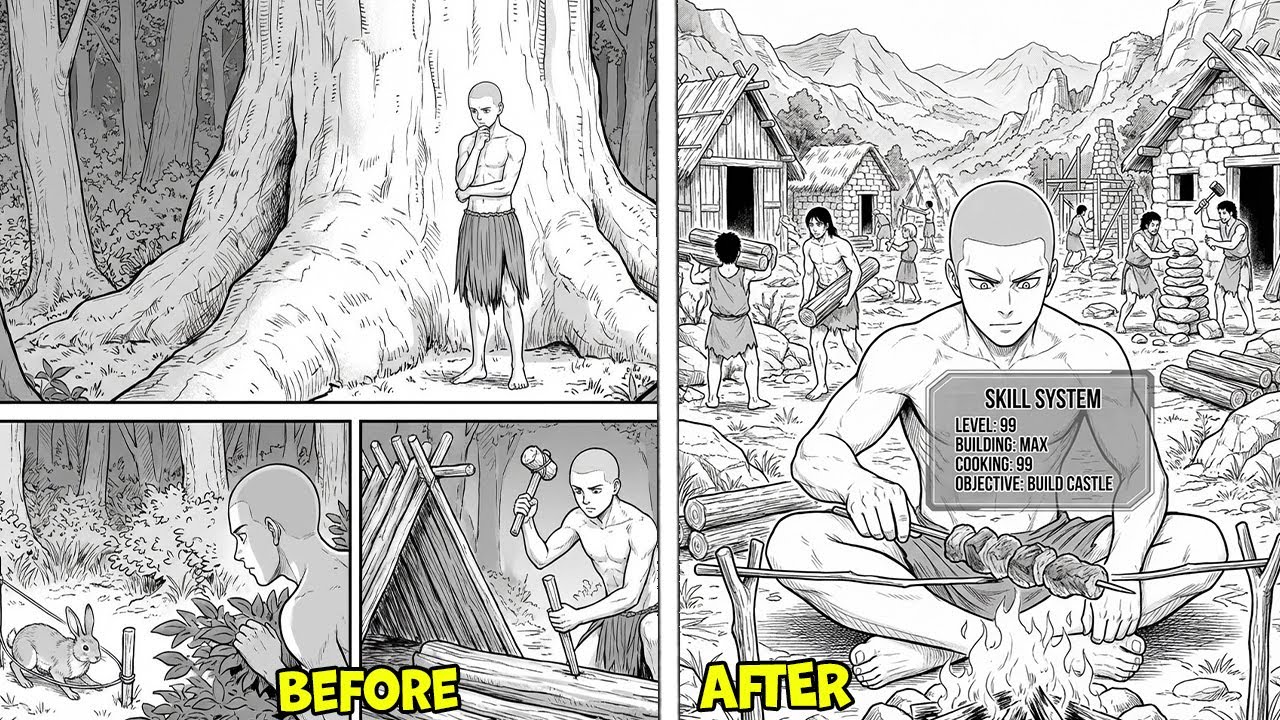 REINCARNATED IN A PRIMITIVE WORLD WITH MODERN KNOWLEDGE, USES CHEAT TO BUILD A KINGDOM| MANGA RECAP
