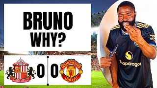 SUNDERLAND 0-0 MAN UNITED | BRUNO WHY?? (Nigerian Fan Reaction) ft. Austin #manchesterunited  screenshot 5