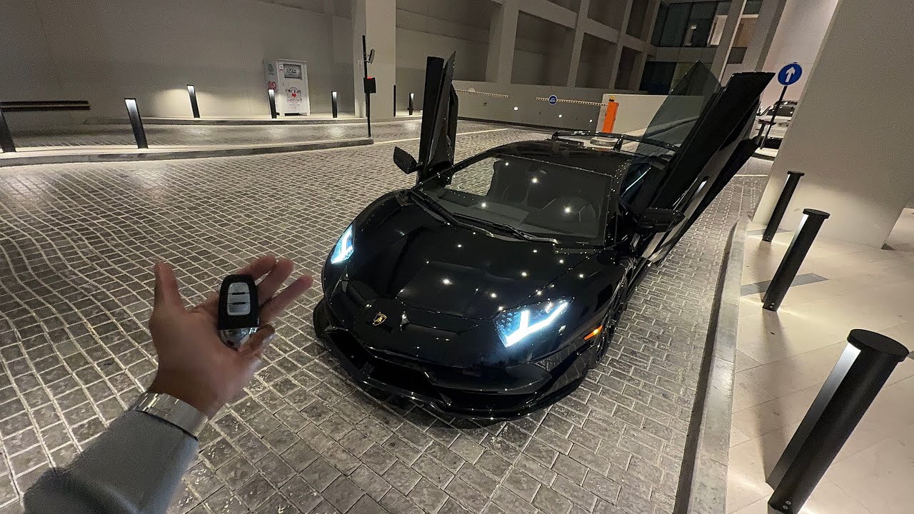 Late Night Lamborghini AVENTADOR SVJ POV DRIVE
