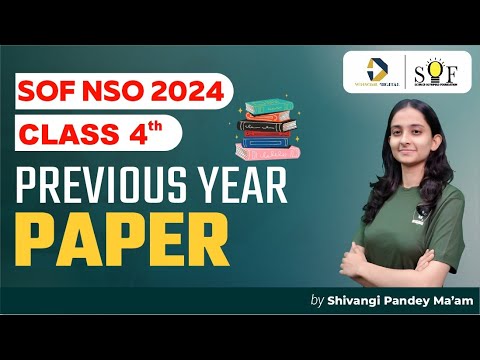 Class 4 Science Olympiad Previous Year paper | SOF NSO 2024 | Winsome ...