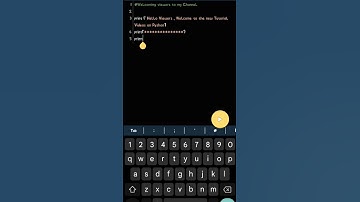 Python Programming on the Go: Execute Your First Mobile Tutorial! #shorts