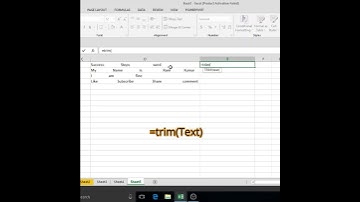 How to remove extra space from data |  Ms Excel Tutorial in hindi | #shorts#short#youtubeshorts