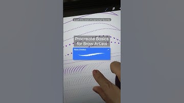 Want to master Nano Stroke Patterns in Procreate? [part 7 of 10] #pmutraining #nanobrows #brows