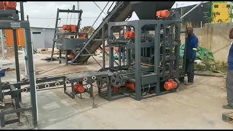QTJ4-28 cement solid brick concrete block making machine simple production line with stacker