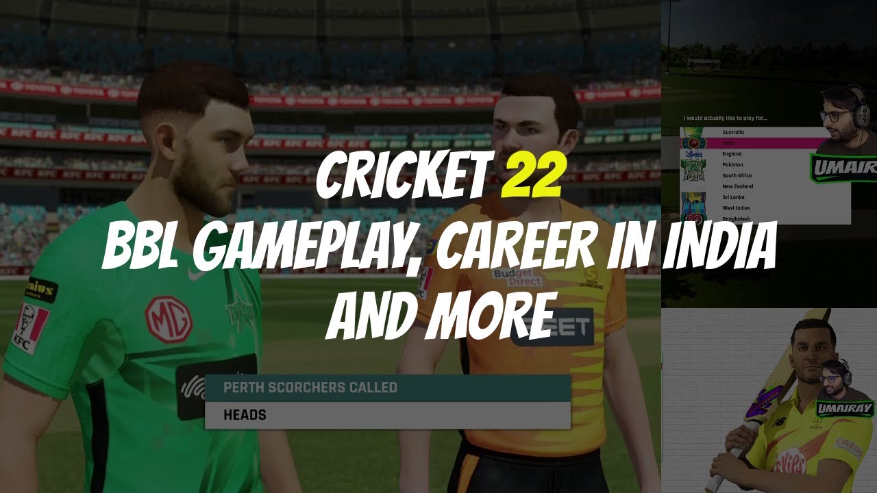 Cricket 22 - BBL Gameplay, Career in India, Player Faces and More