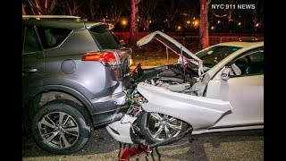 5 Car Pileup on Henry Hudson Highway