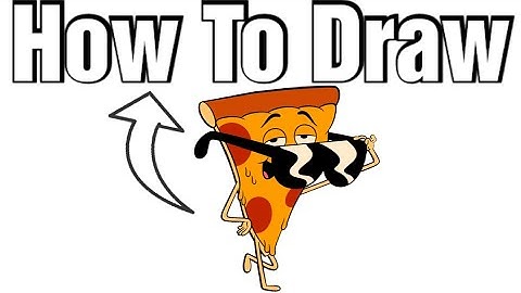 How To Draw Pizza Steve From Uncle Grandpa