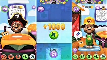 My Talking Tom 2 iOS Gameplay Walkthrough #Level21