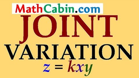 Joint Variation problem ! ! ! ! !
