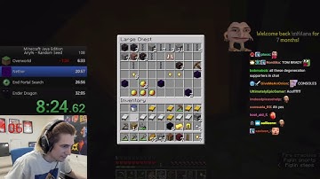xQc´s BIGGEST THROW! (SUB 16 NETHER) /WITH CHAT