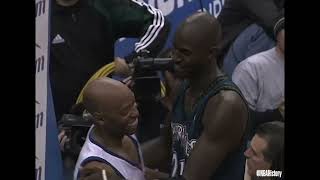 NBA History: Kevin Garnett and Sam Cassell Funny Jumpball Moment in 2005