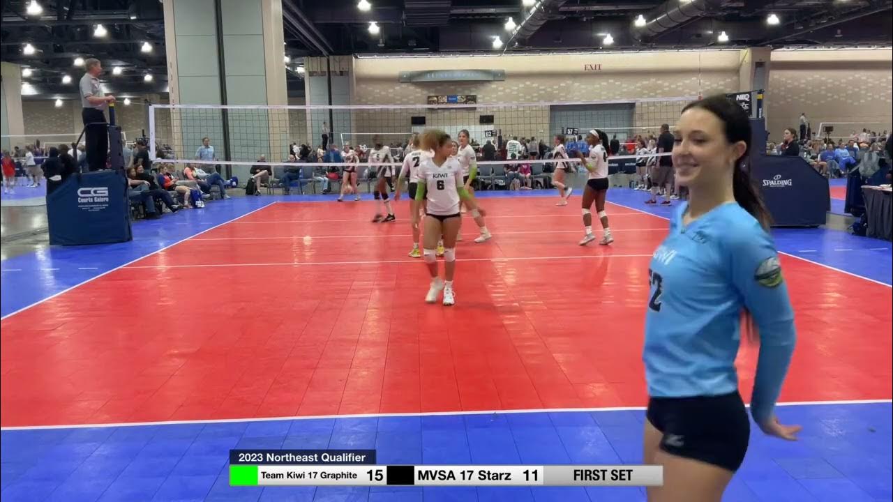 2023 Northeast Qualifier vs MVSA 17 Starz (1st Set) YouTube