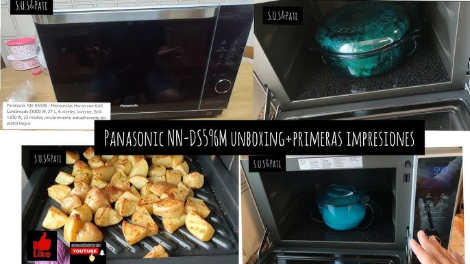 Horno Microondas Panasonic 25 Lt 800W Nn-Sb34Hmrpk Plateado