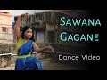 Sawana gagane ghor ghanaghata  dance  easy 2 dance chandrima