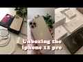 Unboxing the iphone 12 pro in Gold + accessories