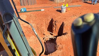 Diggin pier caps. #backhoe #digginok #backhoesrule