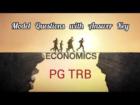PG TRB - ECONOMICS | TN TRB Model Questions with Answer Key